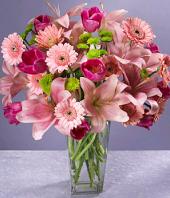 Pink Blush Gifts toGanga Nagar, Flowers to Ganga Nagar same day delivery