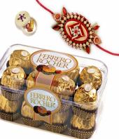 Sweet rakhi treat Gifts toHanumanth Nagar, flowers and rakhi to Hanumanth Nagar same day delivery