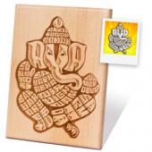 Wooden Engraved Plaque for Solo Portrait Gifts toGanga Nagar, vday to Ganga Nagar same day delivery