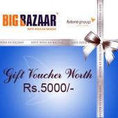 Big Bazaar Gift Voucher 5000 Gifts toDelhi, Gifts to Delhi same day delivery