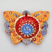 Butterfly Shaped Diya Gifts toDomlur, Diya Set to Domlur same day delivery