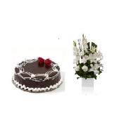 Chocolate cake with Occasion Casablanca Gifts toBanaswadi, Combinations to Banaswadi same day delivery