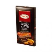 Valor Dark Chocolate with Almonds Gifts toCox Town, sarees to Cox Town same day delivery