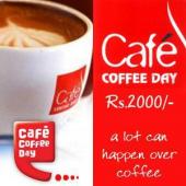 Cafe Coffee Day Gift Voucher 2000 Gifts toRajajinagar, Gifts to Rajajinagar same day delivery