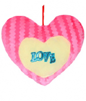 Heart Cushion Gifts toIndia, toys to India same day delivery