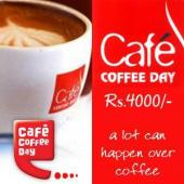 Cafe Coffee Day Gift Voucher 4000 Gifts toLalbagh, Gifts to Lalbagh same day delivery