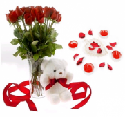 Love Celebration with Sophisticated Candle Set Gifts toCottonpet,  to Cottonpet same day delivery