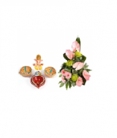 Divine Diya Set Diwali and Fantasia Gifts toDomlur, Combinations to Domlur same day delivery