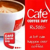 Cafe Coffee Day Gift Voucher 500 Gifts toPuruswalkam, Gifts to Puruswalkam same day delivery