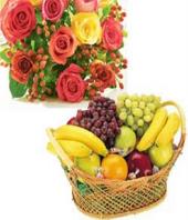 Fruit and Flowers Gifts toShanthi Nagar, combo to Shanthi Nagar same day delivery