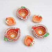 Small and Big Diya Set Gifts toAustin Town,  to Austin Town same day delivery