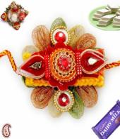 Fancy rakhi Gifts toHyderabad, flowers and rakhi to Hyderabad same day delivery