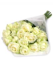 15 Luxury white roses Gifts toLalbagh, sparsh flowers to Lalbagh same day delivery